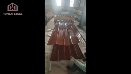 18 20 22 Gauge Corrugated Galvanized Zinc Roof Sheets Iron Metal Colour Coated Steel Roofing Sheet Tin Prices