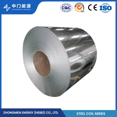 Zhongmen Energy 28 Gauge Galvanized Sheet Metal Manufacturing Galvanized Expanded Metal China Sphd Grade B Slit Galvanized Steel Coils