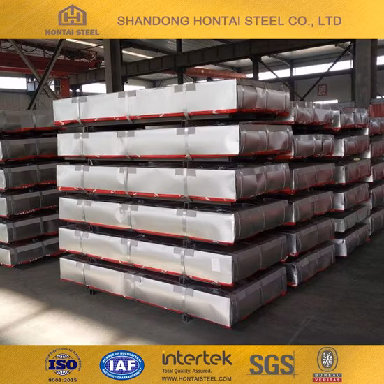 PPGL Roof Tile Building Material Colorful Aluzinc Zinc Ral Color Coated Metal Panel Gi Iron Galvanized Galvalume PPGI Prepainted Corrugated Steel Roofing Sheet