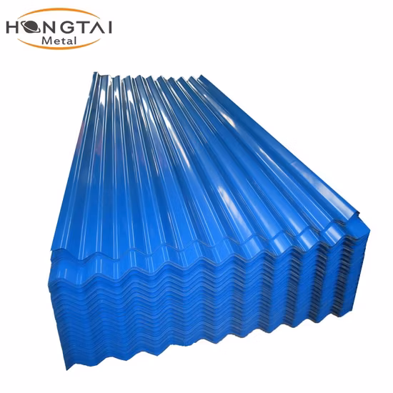 Dx51d Z275 Z100 Z80 Color Coated Zinc Prepainted Hot Dipped Galvalume/Galvanized Metal Color Corrugated Steel Roofing/Roof Sheet Iron Sheet